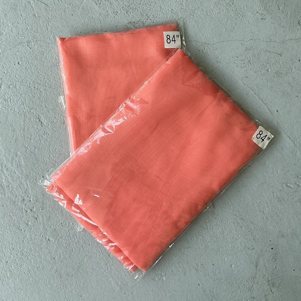 Set of 2 Gorgeous home linens sheer rod  pocket panel curtains🇺🇸